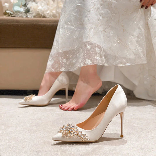 Lumière Bridal Pointed Heels